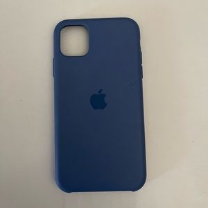 iPhone 11 Blue Silicone Apple Case